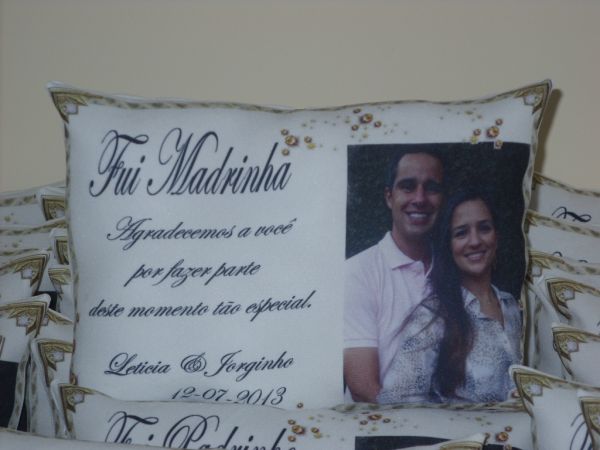Almofada Personalizada 20x15 r$ 5,50